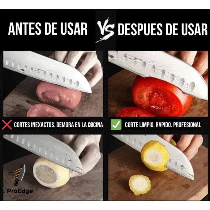 ProEdge®️ - El afilador eléctrico que da filo profesional y seguro en solo 5 segundos
