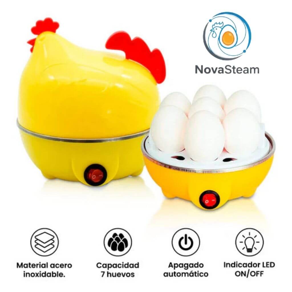 NovaSteam®️ - Desayunos perfectos y automáticos sin tener que vigilar la cocina.