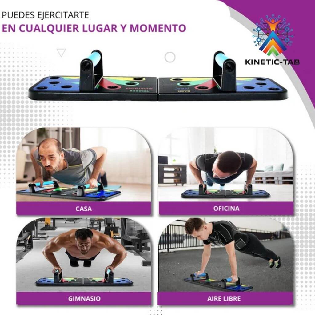 Kinetic-Tab®️ - Entrena todo tu cuerpo en casa con total seguridad y sin dolor articular