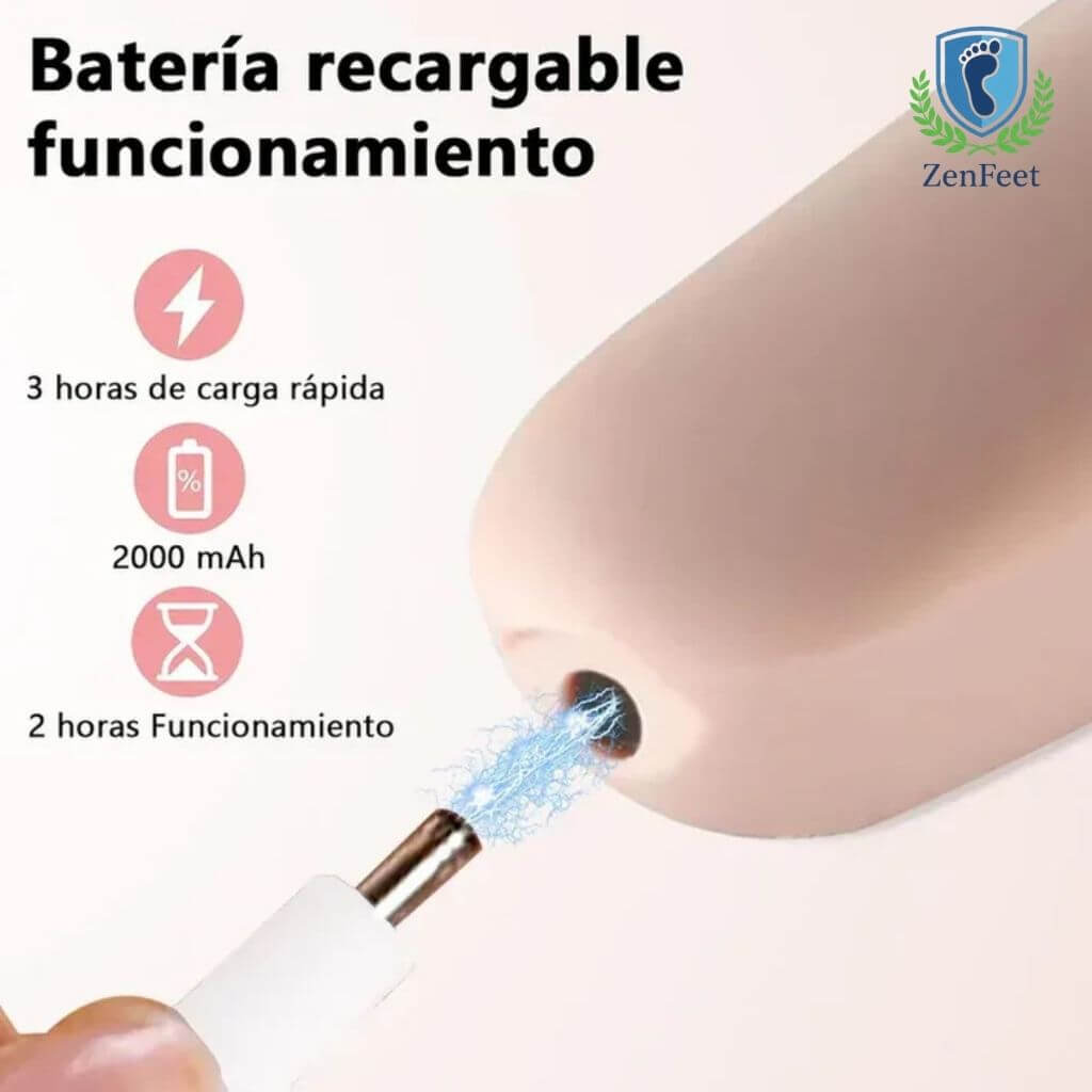 ZenFeet®️ - El Removedor de Callos que recupera la suavidad de tus pies en casa de forma segura y sin cortes.