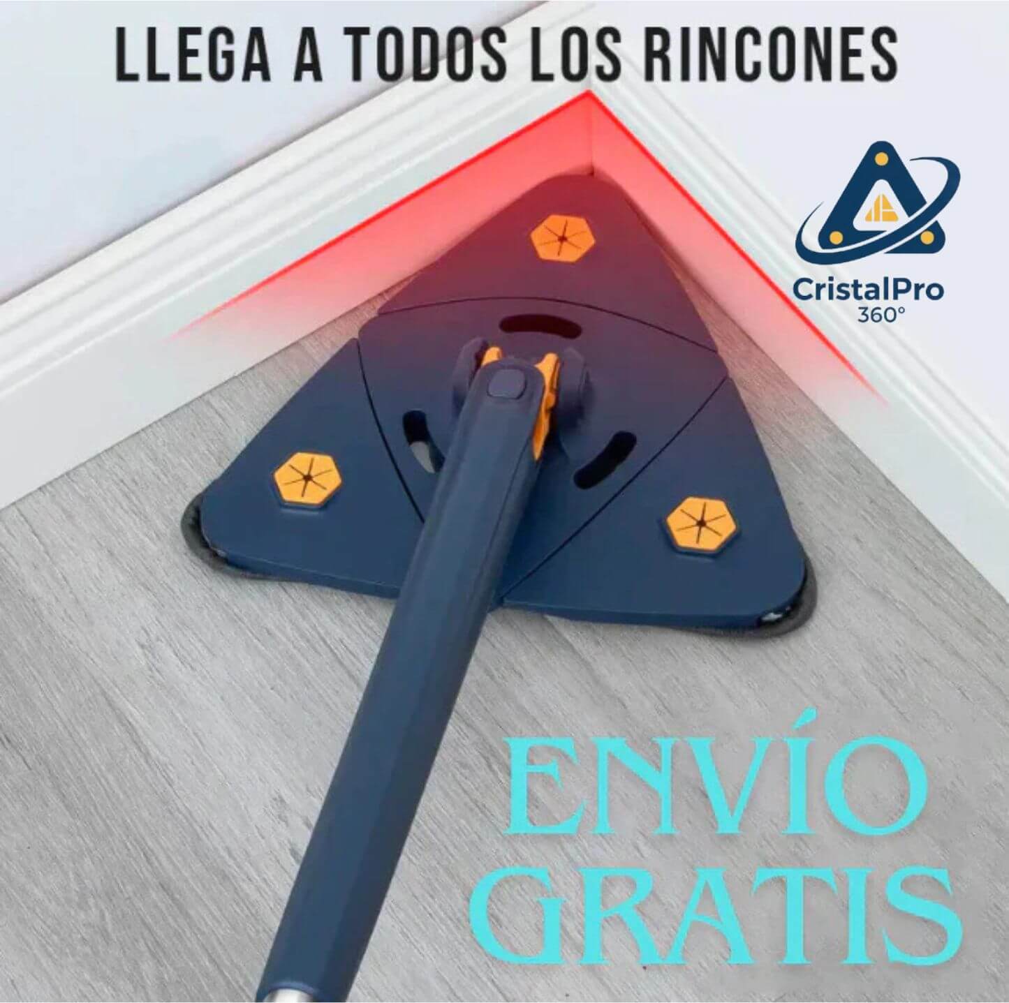 CristalPro 360®️ - Vidrios impecables y techos sin polvo, sin usar escaleras ni riesgos