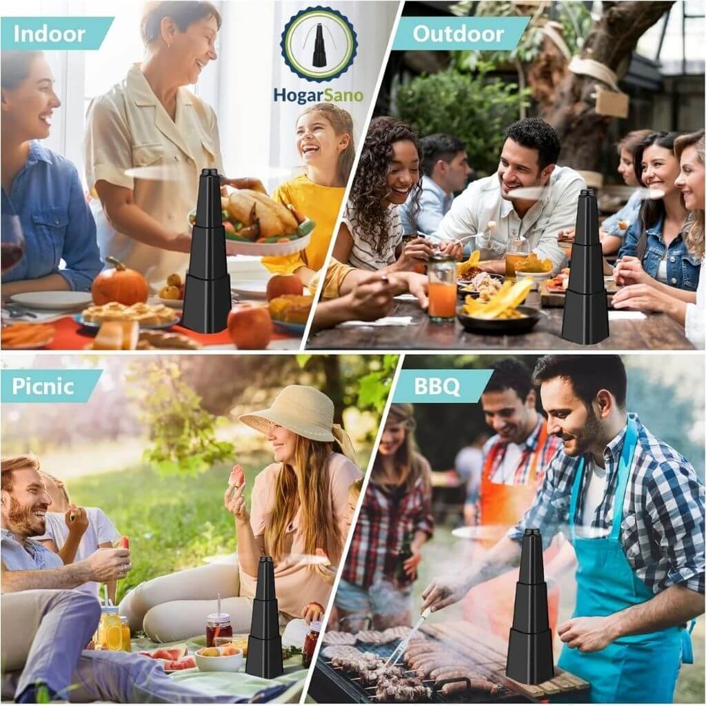 HogarSano®️- Mesa protegida y libre de moscas sin usar químicos ni olores