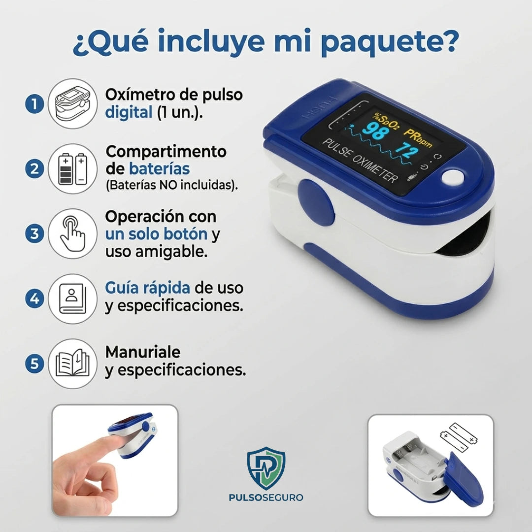 PulsoSeguro®️- Tu salud en 8 segundos, desde la punta de tu dedo