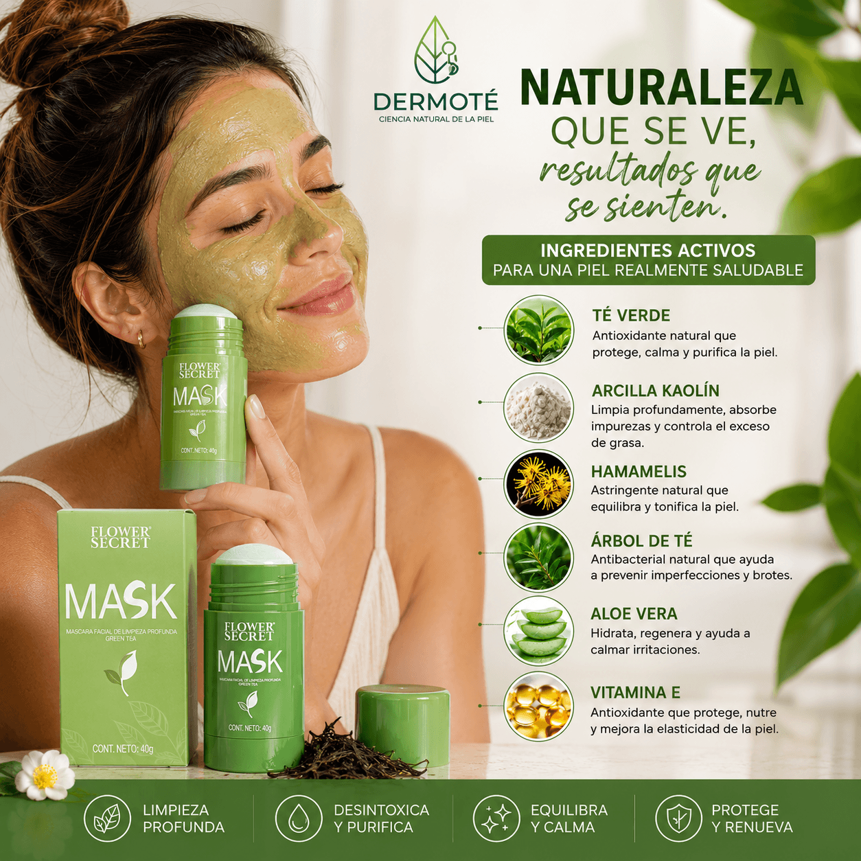 DERMOTÉ® Oferta 2x1: Tu rutina de Skincare en barra, práctica y portátil.
