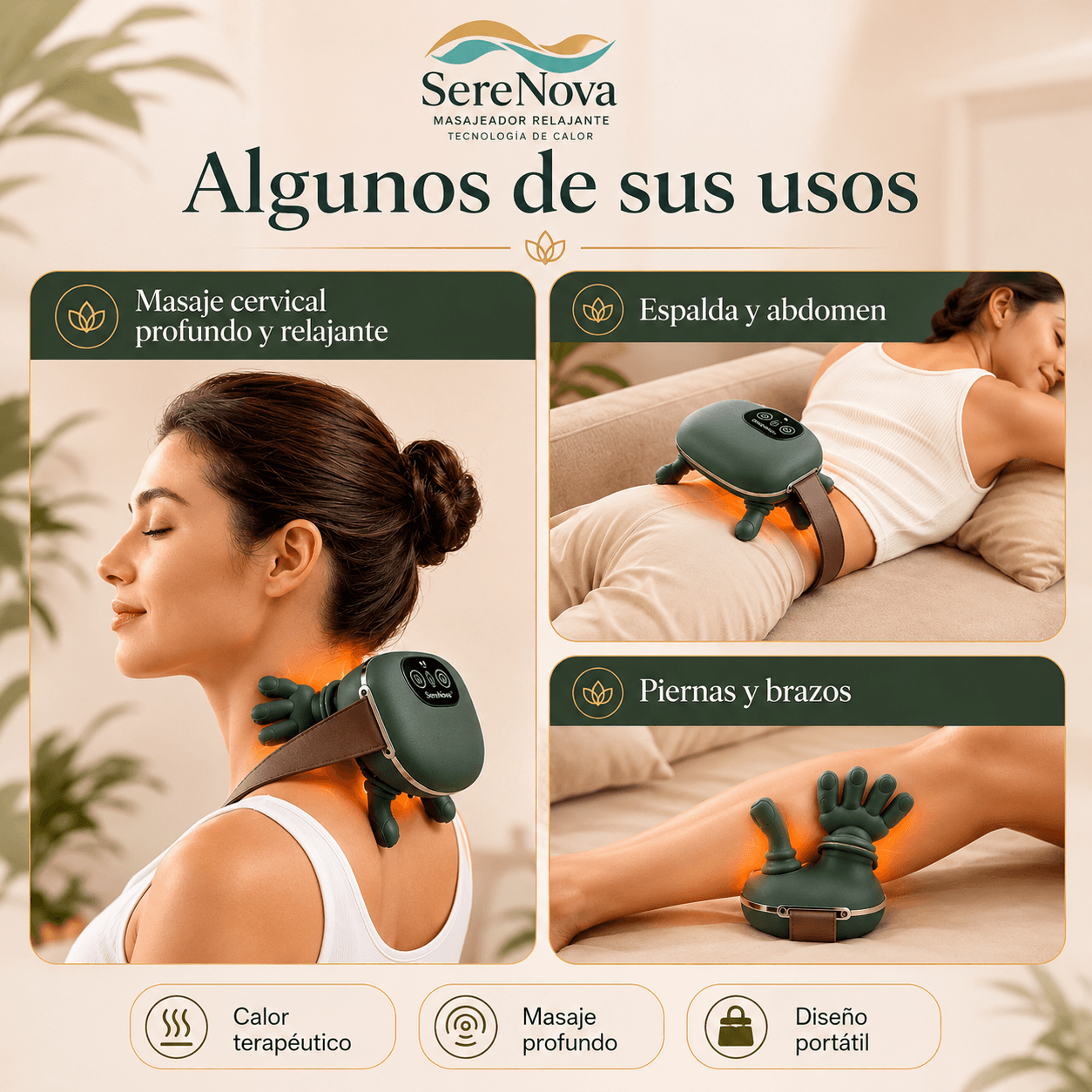SERENOVA®: Consigue una relajación profunda, ligera y personalizada con la tecnología dual