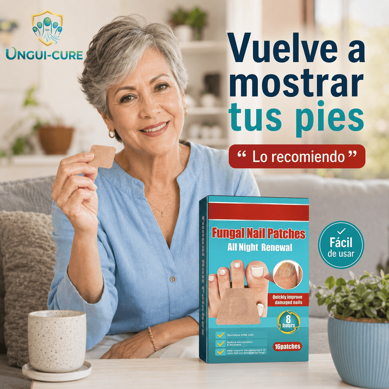 UNGUI-CURE®: ¡Lleva 2 cajas y paga solo 1! Los parches antihongos que eliminan la micosis de raíz.
