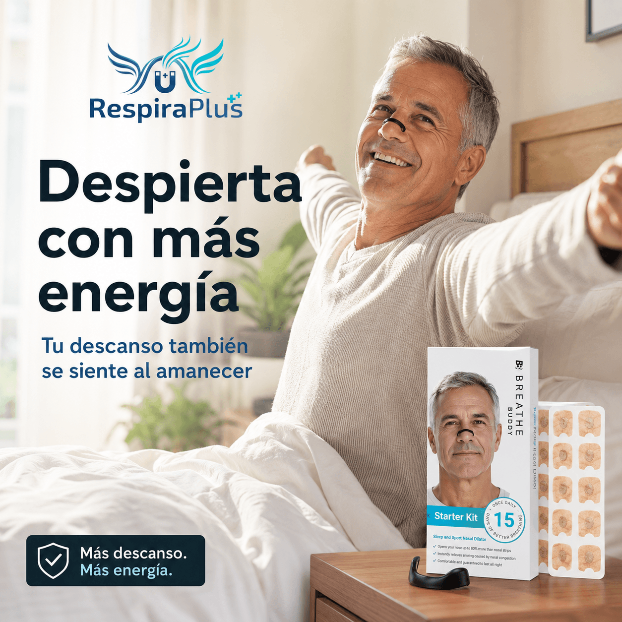 RESPIRAPLUS®: ¡Oferta exclusiva 2x1! El dilatador de sujeción externa que maximiza tu flujo de aire al instante.