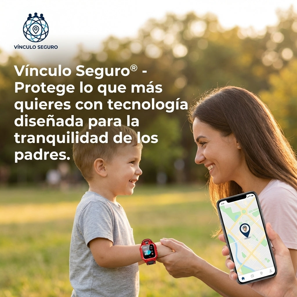 Vínculo Seguro®️ La alternativa inteligente al primer celular: Conectados, protegidos y sin riesgos.