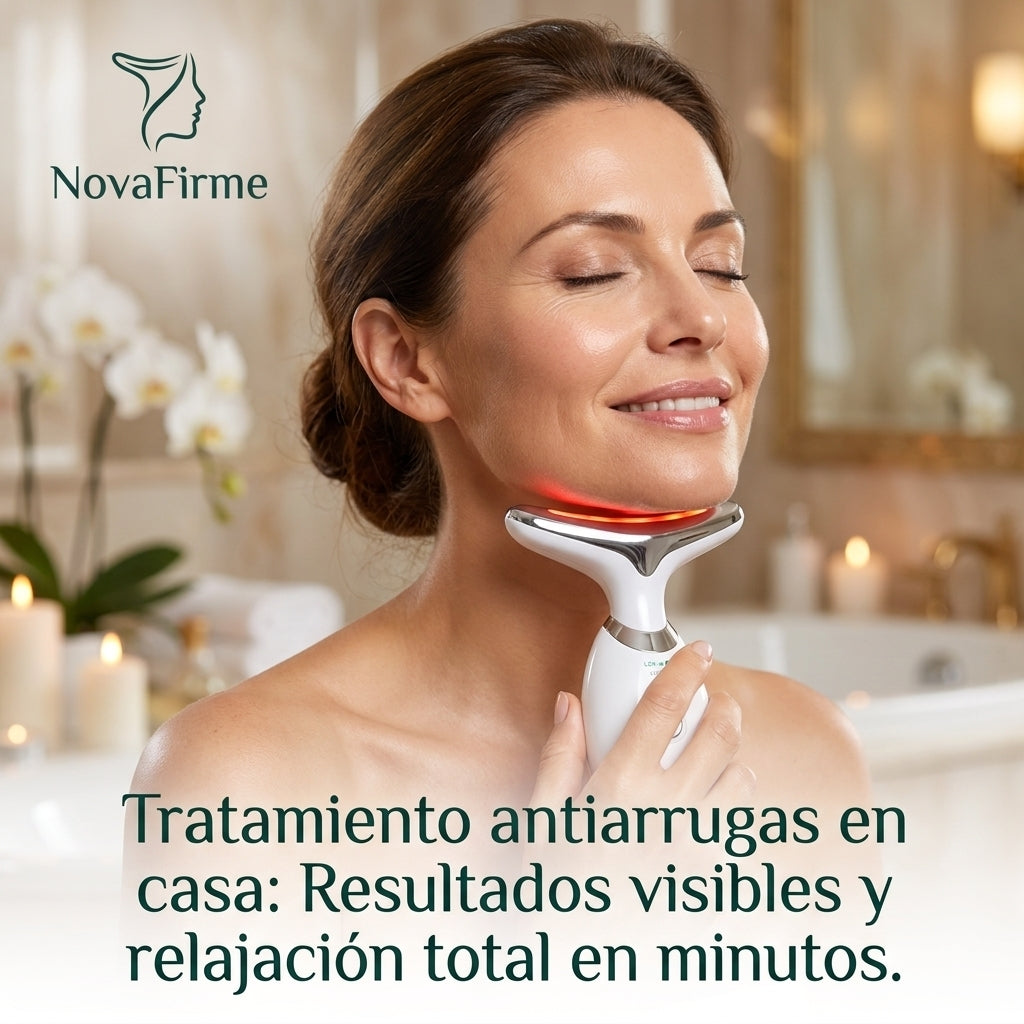 NovaFirme®️ - El secreto para una piel más joven y tersa: Adiós a la papada y las arrugas.
