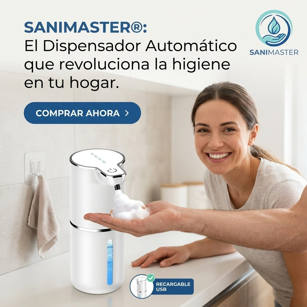 SANIMASTER®️: La solución elegante y segura para el lavado de manos diario.