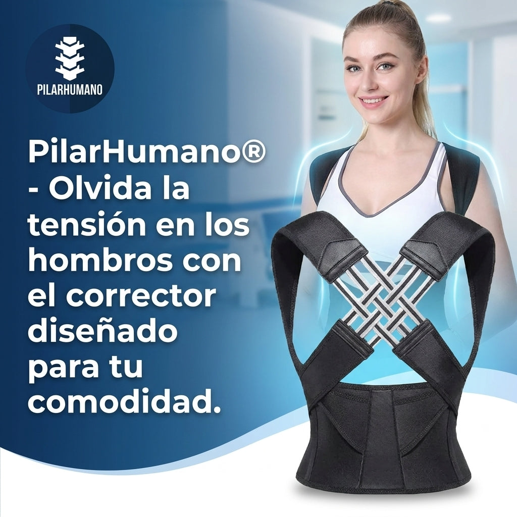 PilarHumano®️ - El soporte ergonómico que ayuda a tu espalda a recuperar su equilibrio natural.