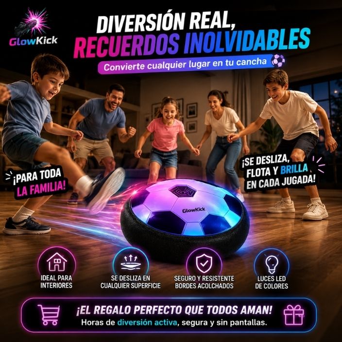 GLOWKICK®️: Fútbol seguro y emocionante para toda la familia chilena.