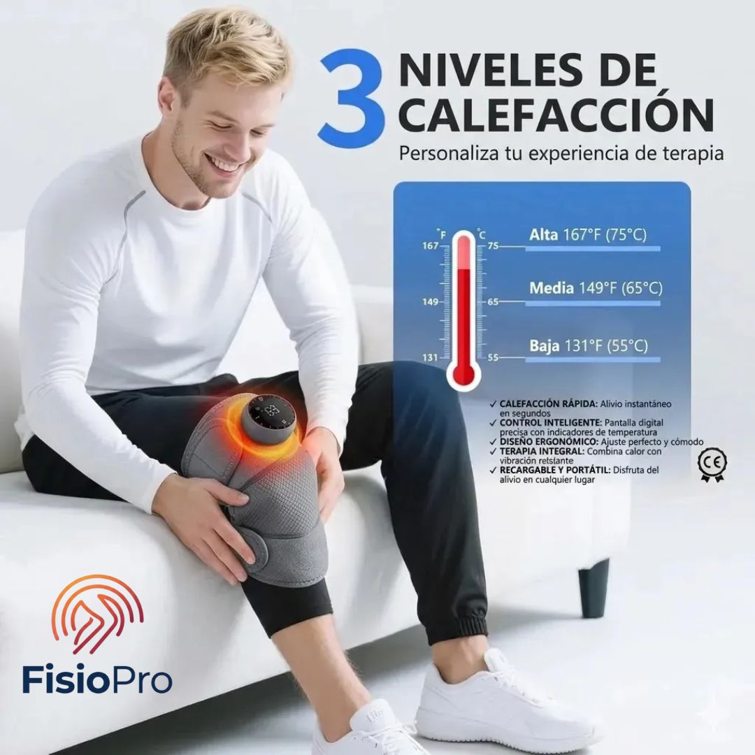 FISIOPRO®️: La rodillera térmica inalámbrica que redefine tu bienestar.