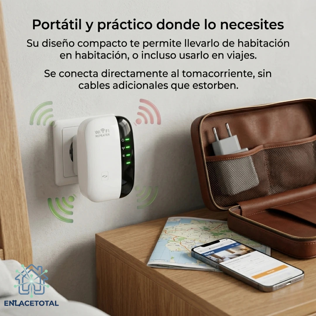 EnlaceTotal®️- El Repetidor que extiende tu red en toda tu casa