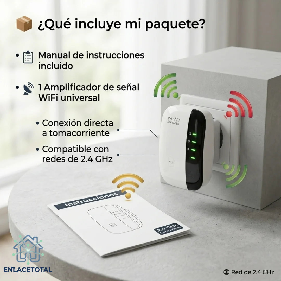EnlaceTotal®️- El Repetidor que extiende tu red en toda tu casa