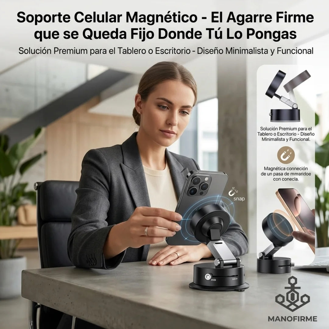 ManoFirme®️- Soporte Magnetico el accesorio que le faltaba a tu celu para el día a día