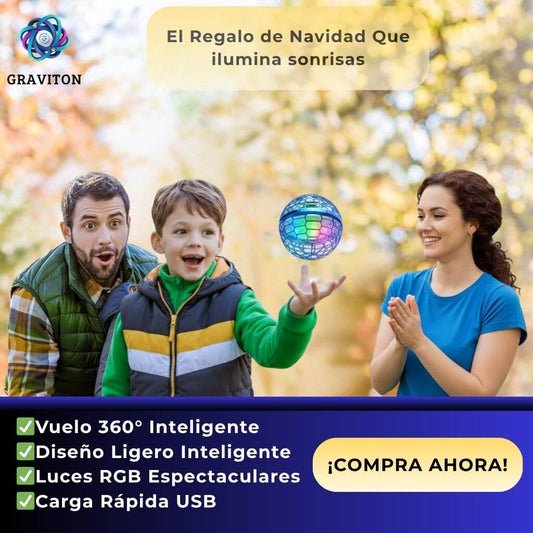 Graviton®️ - El Juguete de Vuelo 360° que Garantiza la Diversión Familiar