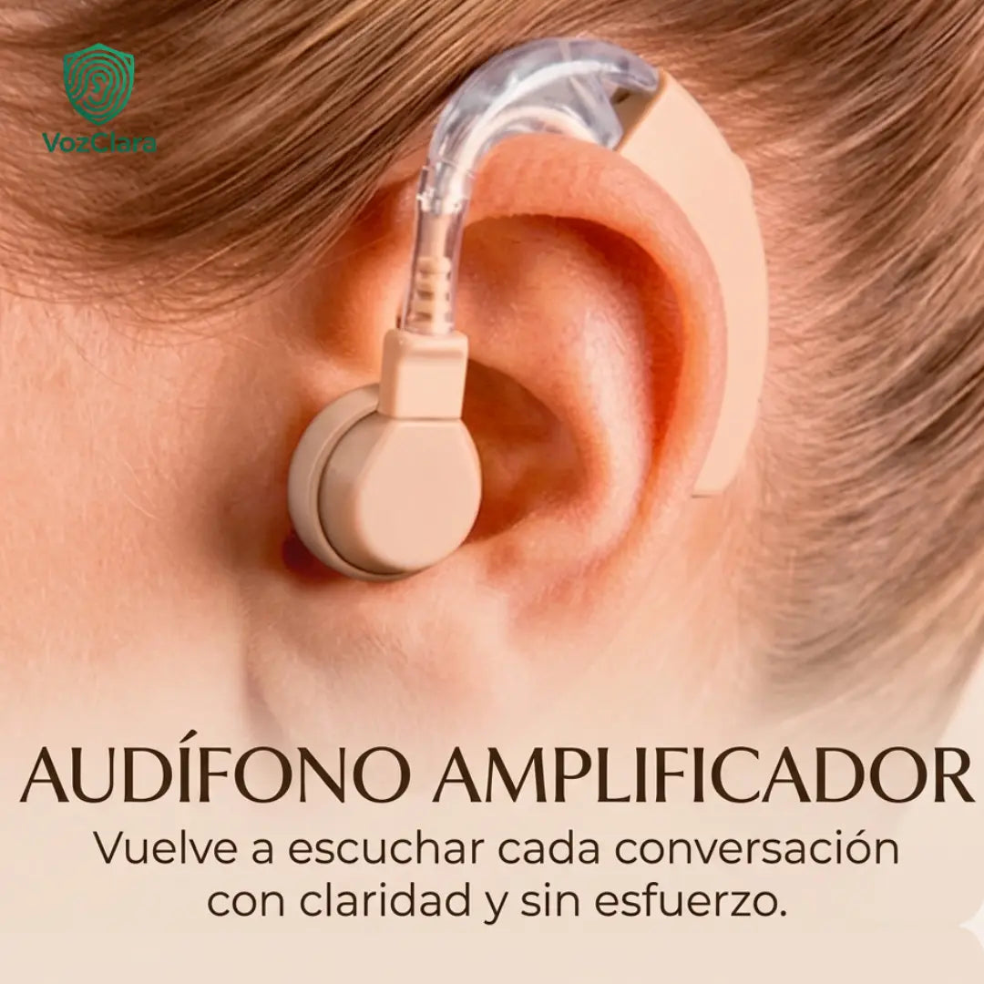 VozClara®️ Audífono Amplificador Pequeño, discreto y fácil de usar desde el primer día