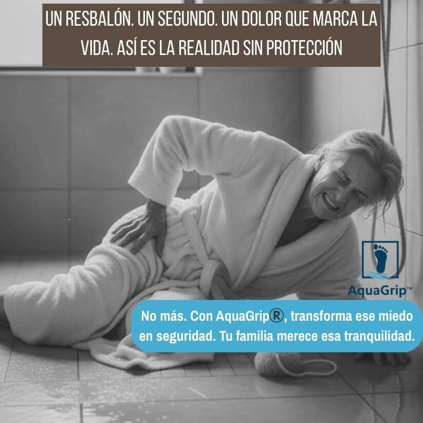 AquaGrip®️- La Alfombra Antideslizante Definitiva. Cero caídas, máxima seguridad y confort en la ducha