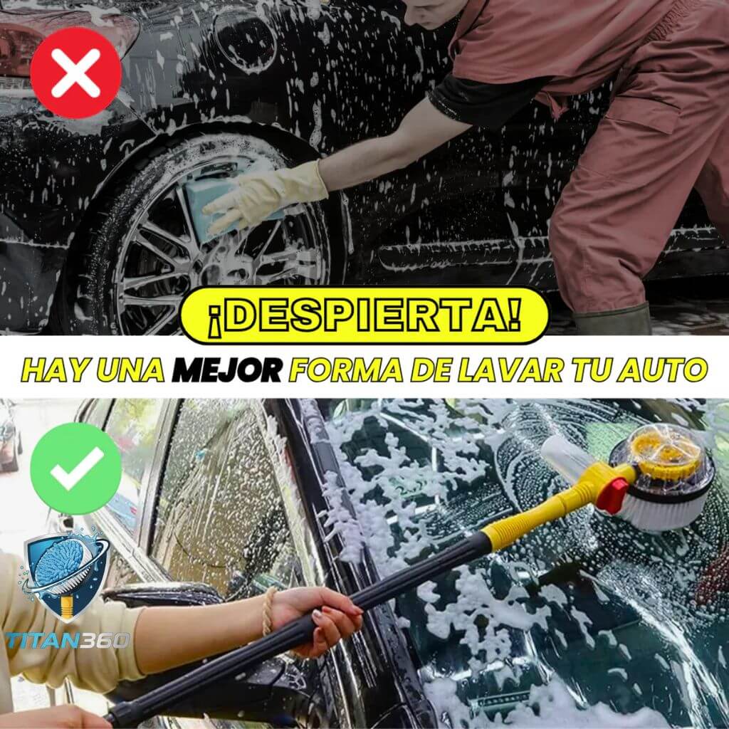 Titan360®️ - Limpieza profesional de su vehículo en la mitad de tiempo y sin esfuerzo.