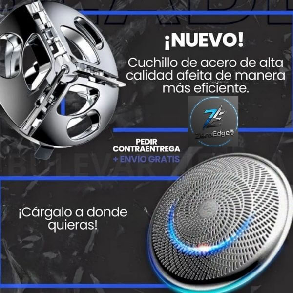 ZeroEdge®️- La Mini Afeitadora Turbo que da un Afeitado Al Ras Sin Irritación, ¡en segundos!