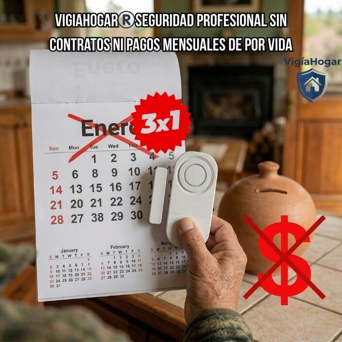 VigíaHogar®️-Alerta inmediata en cada acceso para la tranquilidad de sus padres