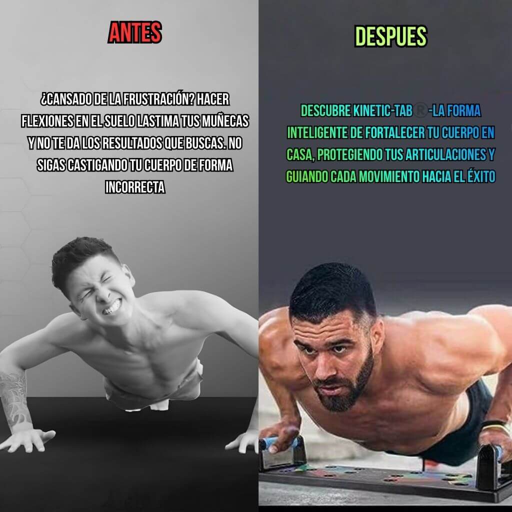 Kinetic-Tab®️ - Entrena todo tu cuerpo en casa con total seguridad y sin dolor articular