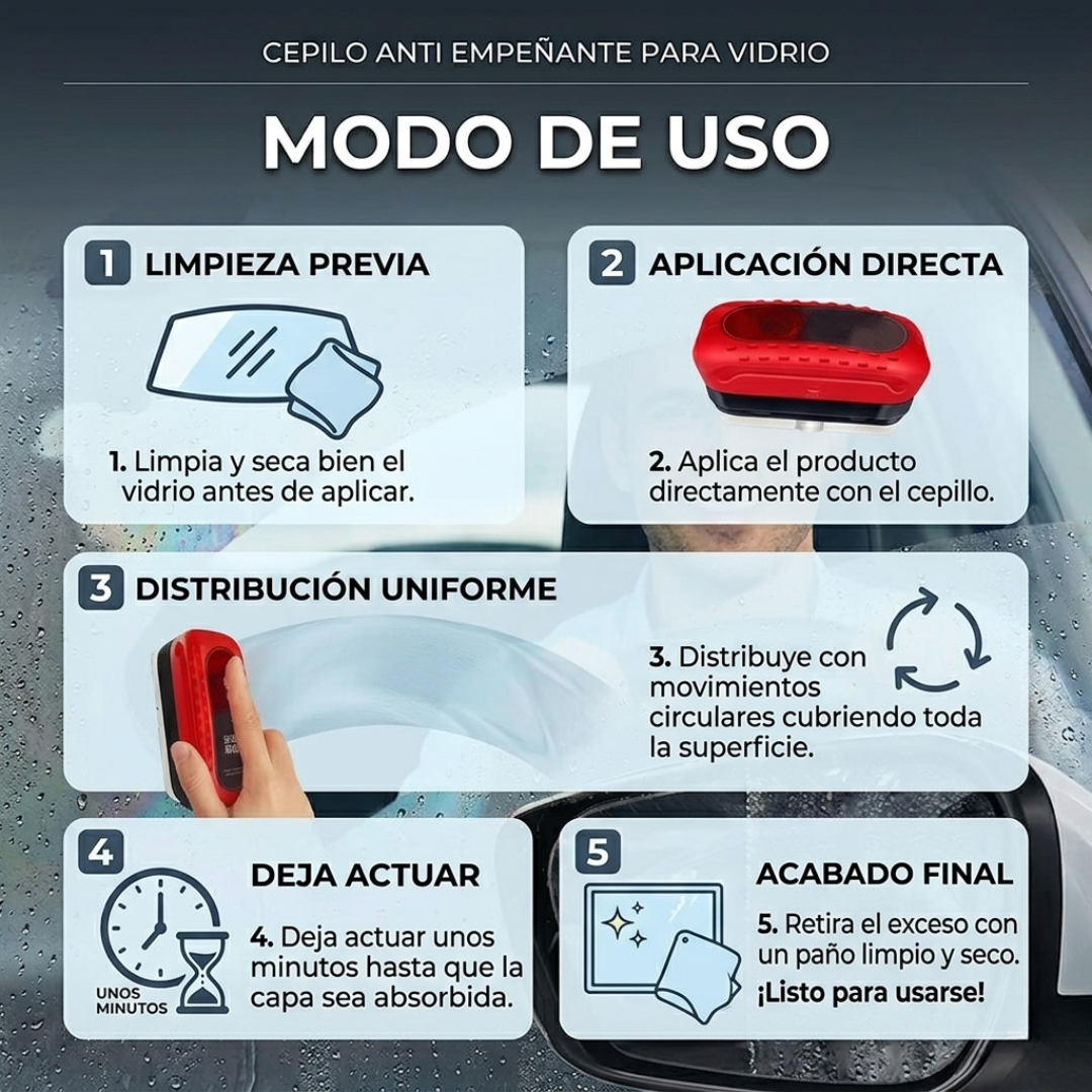 RutaClara®️- Recupera la visibilidad total de tu vehículo con una sola pasada.