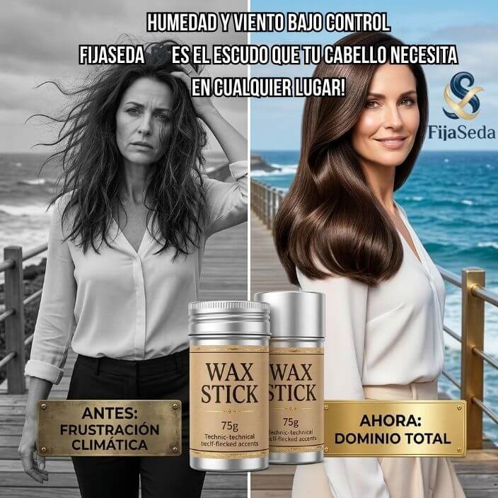 FijaSeda®️-Peinado impecable y resistente al viento durante todo el día