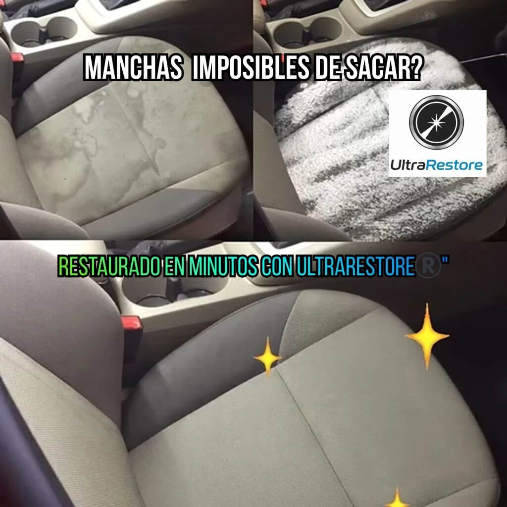 UltraRestore®️ - Limpieza profunda y restauración total sin usar una gota de agua!