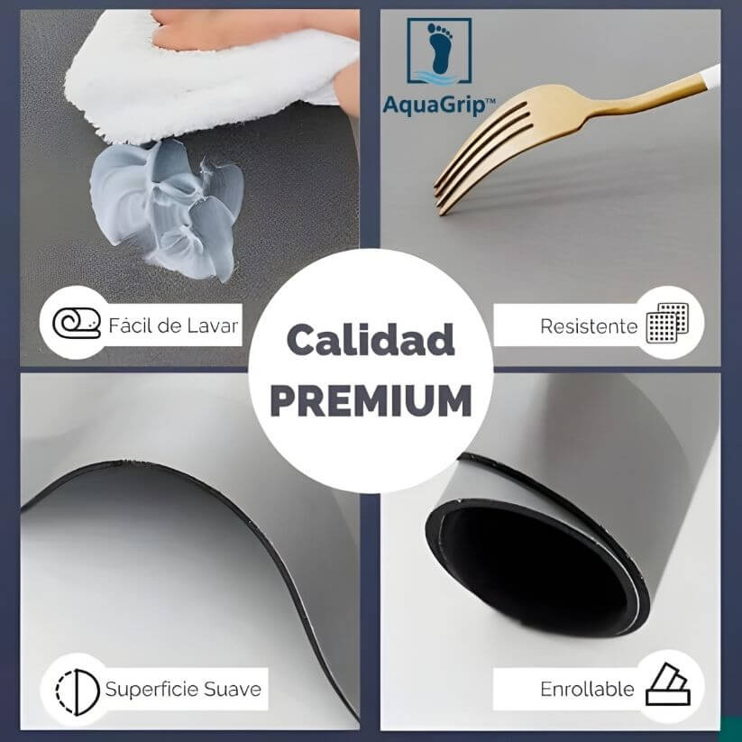 AquaGrip®️- La Alfombra Antideslizante Definitiva. Cero caídas, máxima seguridad y confort en la ducha
