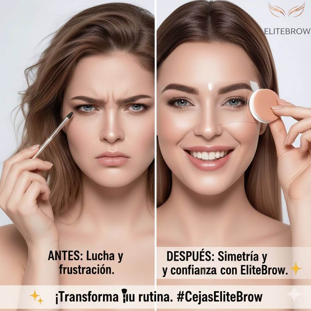 EliteBrow®️- Cejas simétricas y definidas en segundos con nuestro sistema de 10 plantillas