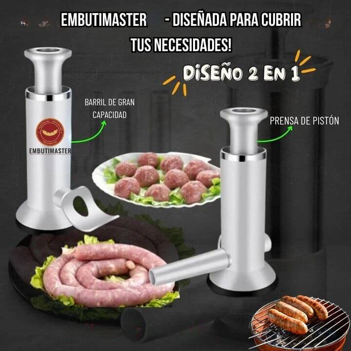 EmbutiMaster®️ - Recupera el sabor real del campo con embutidos hechos por ti en casa