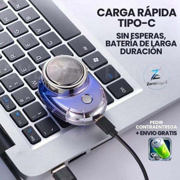 ZeroEdge®️- La Mini Afeitadora Turbo que da un Afeitado Al Ras Sin Irritación, ¡en segundos!