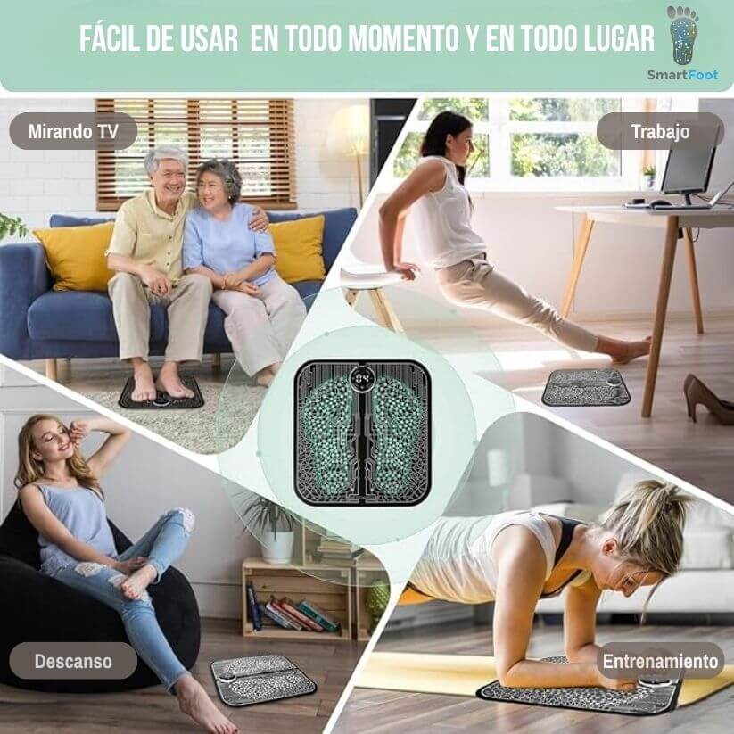 SmartFoot®️ – Masajeador Eléctrico Portátil: La Libertad de Volver a Caminar Sin Dolor Ni Hinchazón
