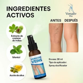 VenalivPro®️ - Alivio profundo y ligereza para sus piernas tras cada jornada