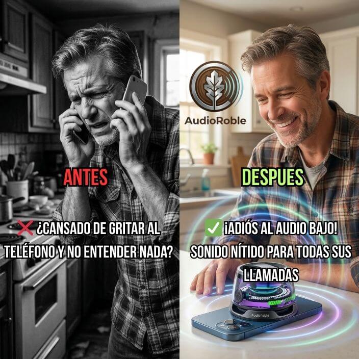 AudioRoble®️- Sonido nítido y manos libres para sus llamadas y radio favorita