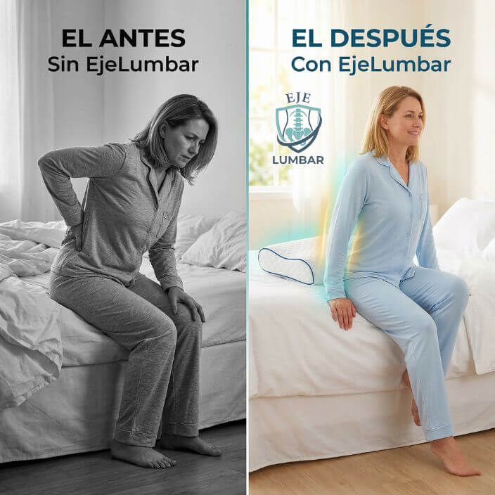 EjeLumbar®️- Recupera la alineación de tu espalda y amanece con total libertad de movimiento