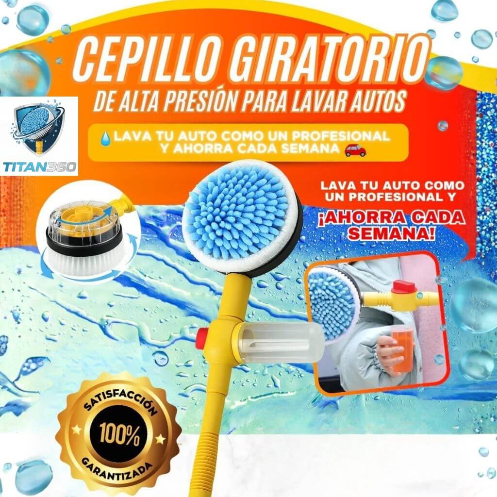 Titan360®️ - Limpieza profesional de su vehículo en la mitad de tiempo y sin esfuerzo.
