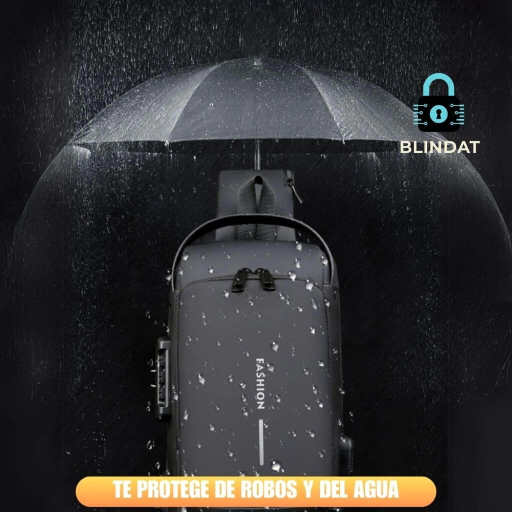 Blindat®️ - El bolso antirrobo con bloqueo por clave que mantiene tu celular siempre cargado