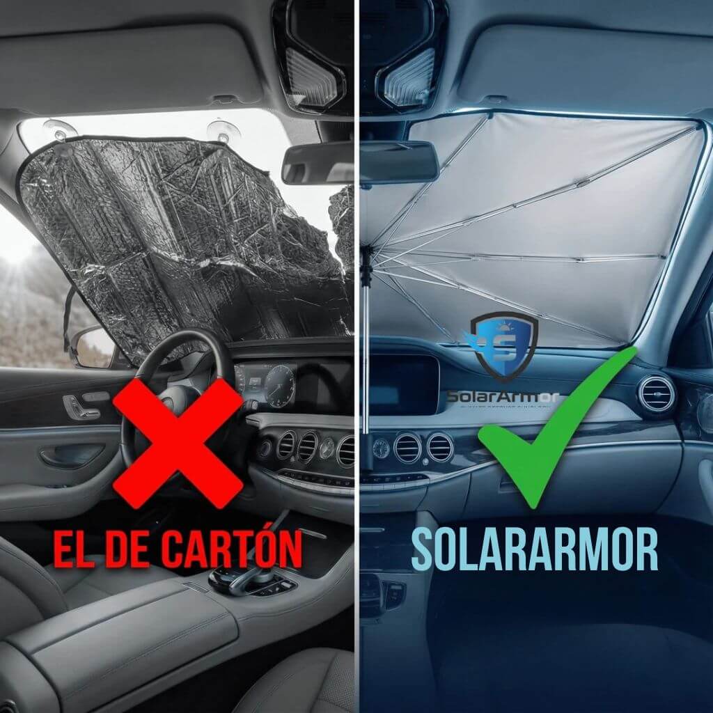 SolarArmor®️- Tu volante y asientos siempre frescos incluso bajo el sol de 35°C
