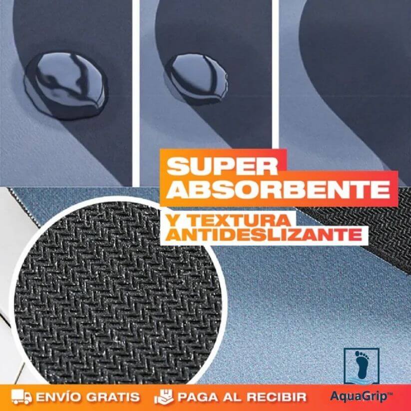 AquaGrip®️- La Alfombra Antideslizante Definitiva. Cero caídas, máxima seguridad y confort en la ducha