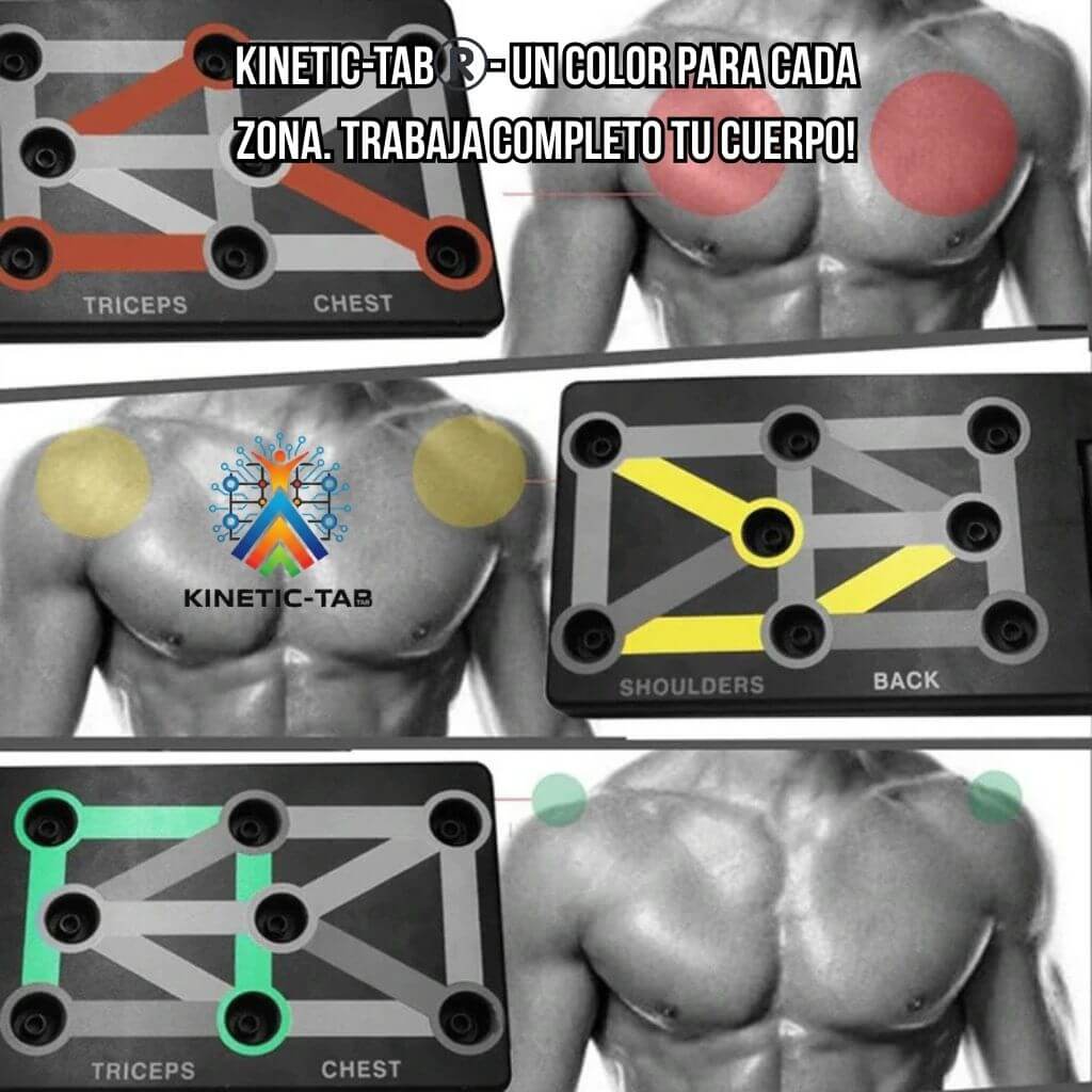 Kinetic-Tab®️ - Entrena todo tu cuerpo en casa con total seguridad y sin dolor articular