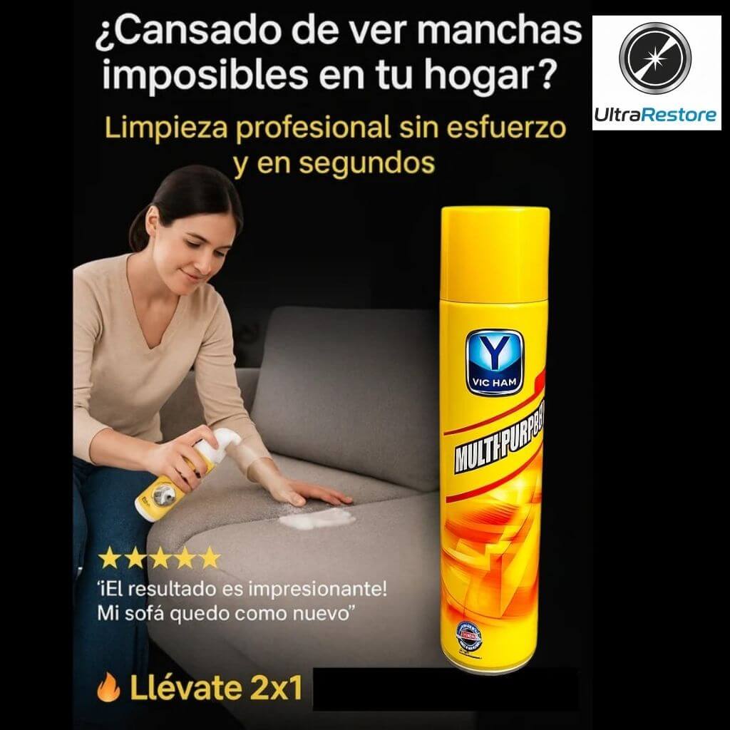 UltraRestore®️ - Limpieza profunda y restauración total sin usar una gota de agua!