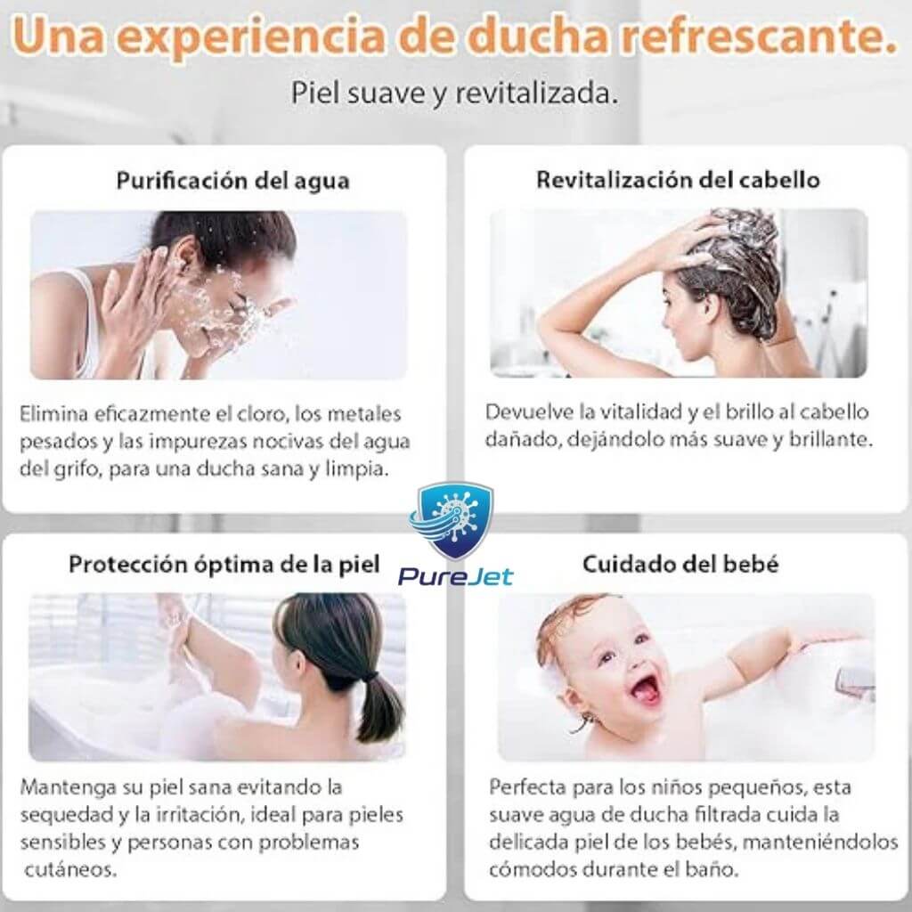 PureJet®️- Tecnología de boquillas antimicrobianas para una higiene profunda y sin sarro