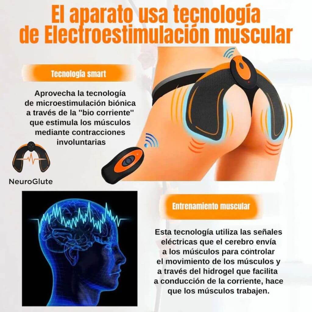 NeuroGlute®️ - Sistema de tonificación profunda para fortalecer glúteos sin impacto