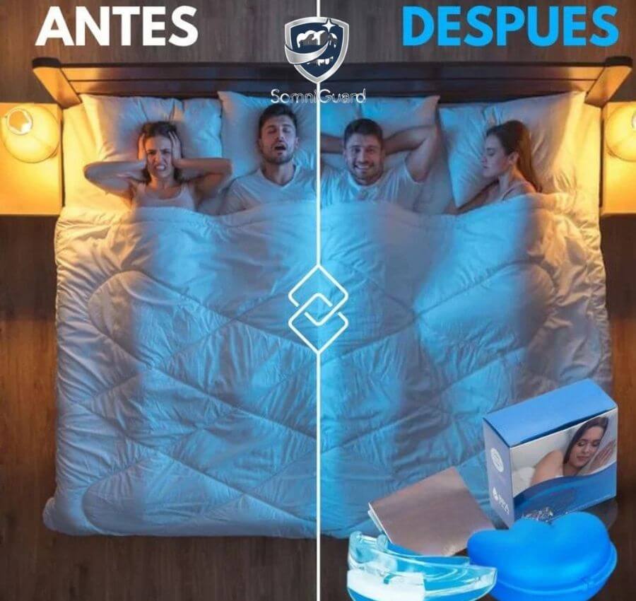 SomniGuard®️ - La solución cómoda para reducir ronquidos y recuperar el sueño compartido