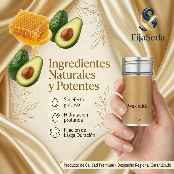 FijaSeda®️-Peinado impecable y resistente al viento durante todo el día