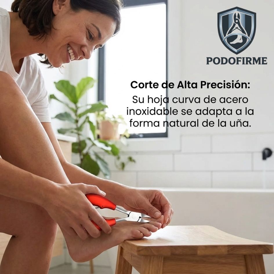 PodoFirme®️: El Cortaúñas Ergonómico de Alta Durabilidad