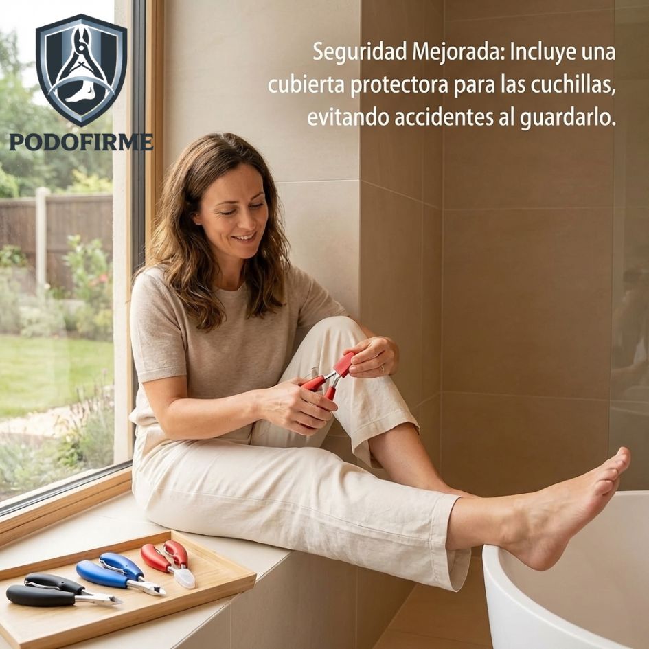PodoFirme®️: El Cortaúñas Ergonómico de Alta Durabilidad